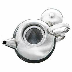 Henley Me Tea Teapot with Strainer - 18/8 Grade Stainless Steel